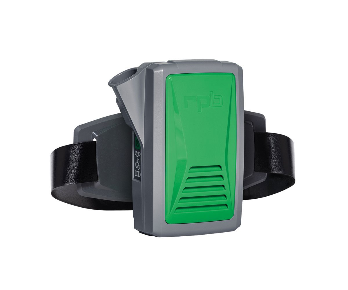 GVS RPB PX5 includes: 03-811 Belt Support, 07-765-DC Easy Clean Belt, 03-819 Flow Meter, 03-855 Battery, 03-851 Battery Charger - EUUK