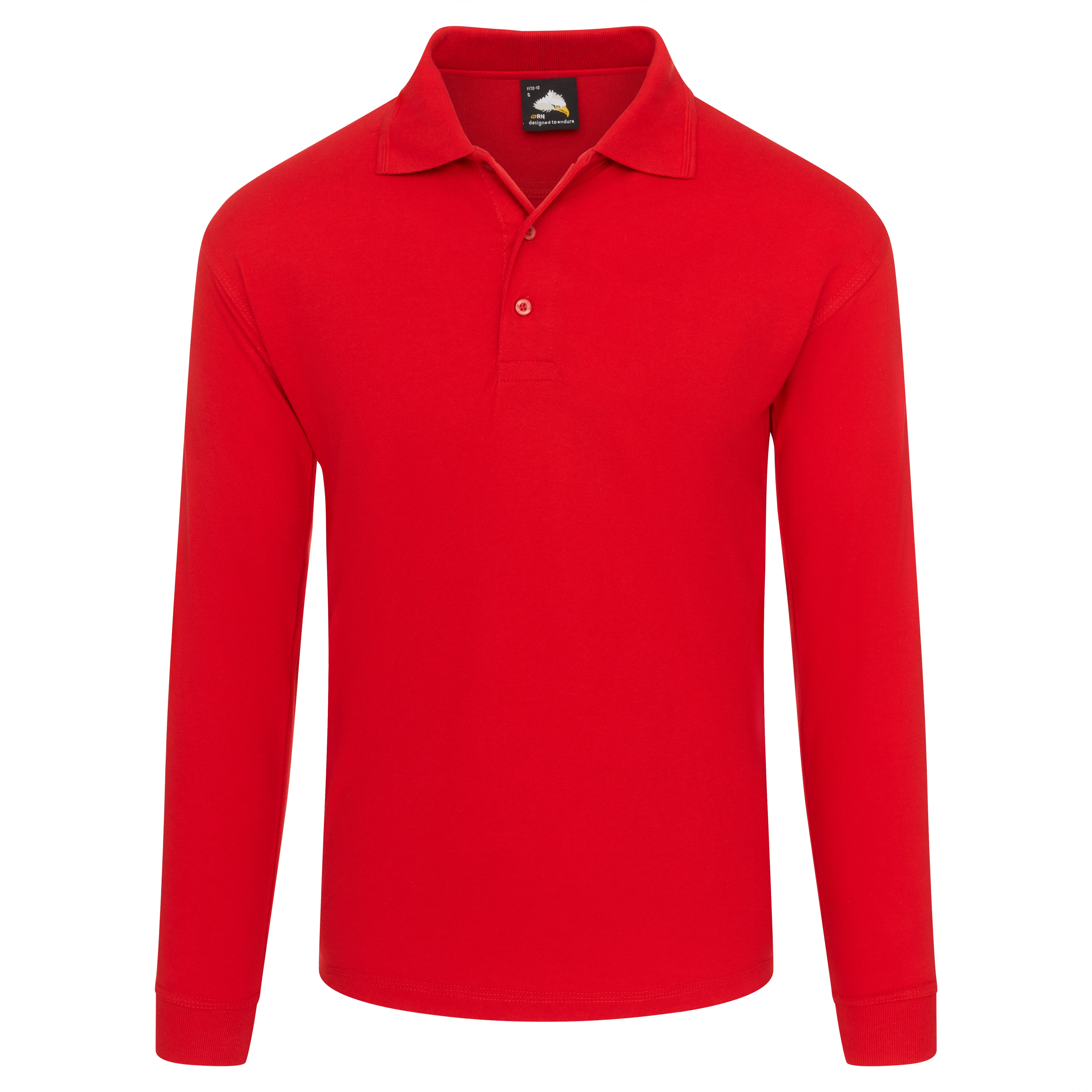 Orn Clothing Weaver Long Sleeved Poloshirt