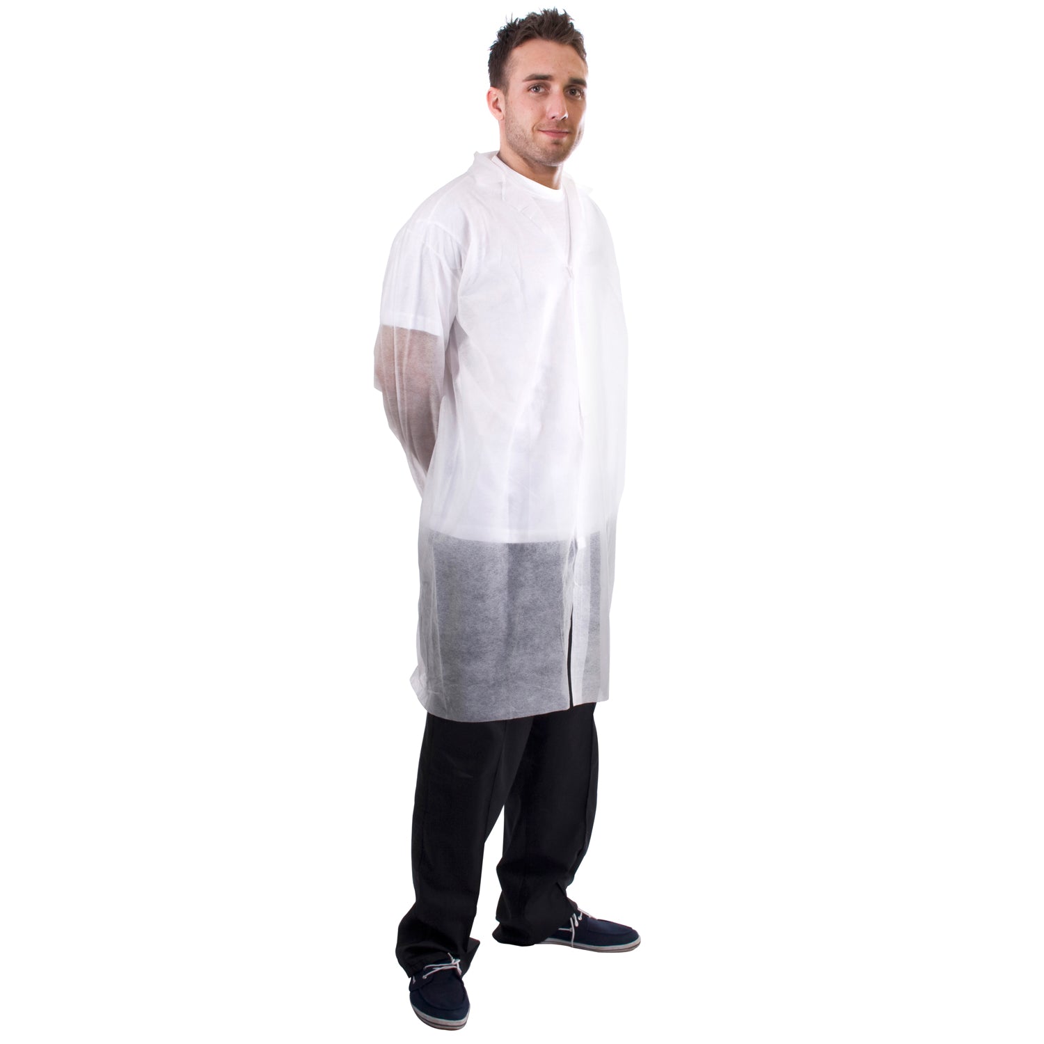 Supertouch Non-Woven Coat with Velcro