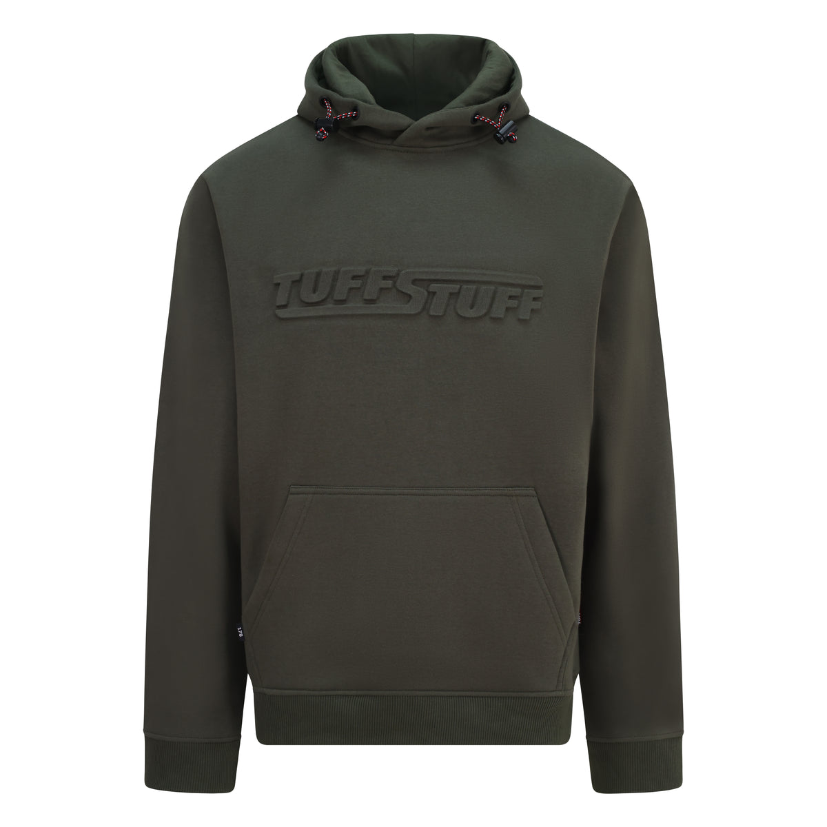 TuffStuff Embossed Hoodie - Heavyweight Polar Fleece Lined Work Hoodie with 3D Logo