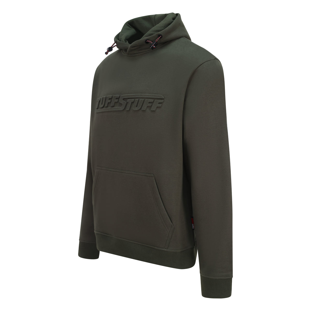 TuffStuff Embossed Hoodie - Heavyweight Polar Fleece Lined Work Hoodie with 3D Logo