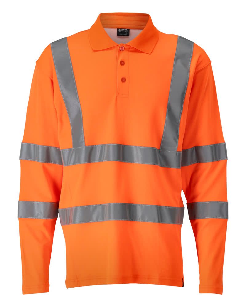 Mascot Safe Classic Polo Shirt, Long-Sleeved 18283
