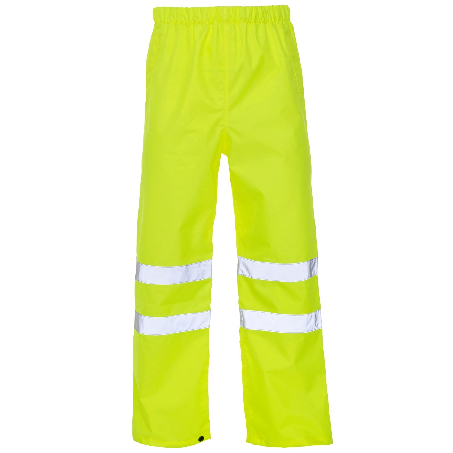 Supertouch Hi Vis Yellow Overtrousers - Knee Band