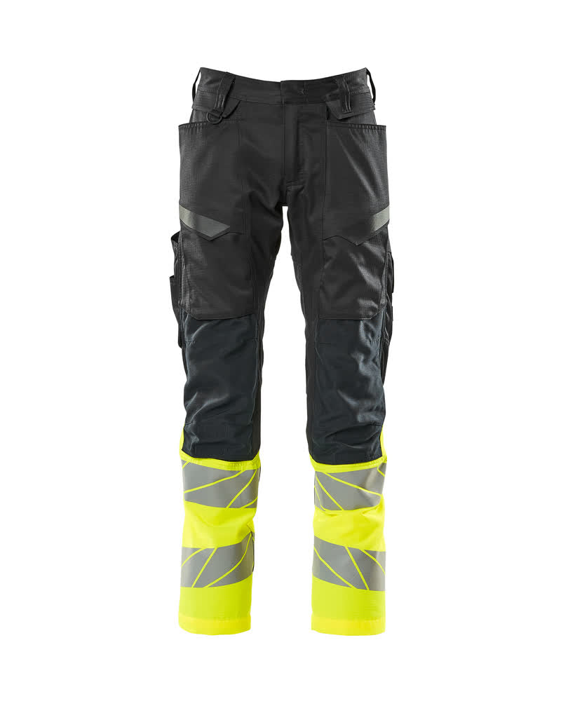 MASCOT Accelerate Safe Trousers 19679 – Hi-Vis Stretch Kneepad