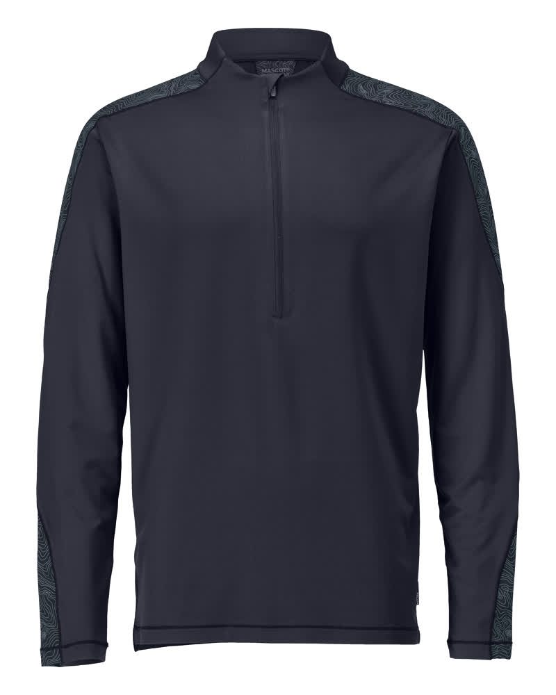 Mascot Customized T-Shirt, Long-Sleeved, With Half Zip 22681