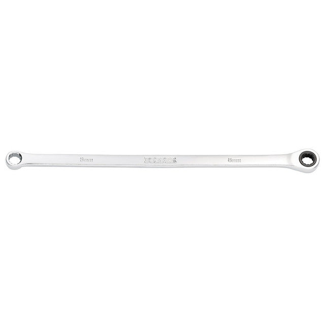 Draper Tools HI-TORQ® Metric Extra-Long Double Ring Ratchet Spanner, 8mm