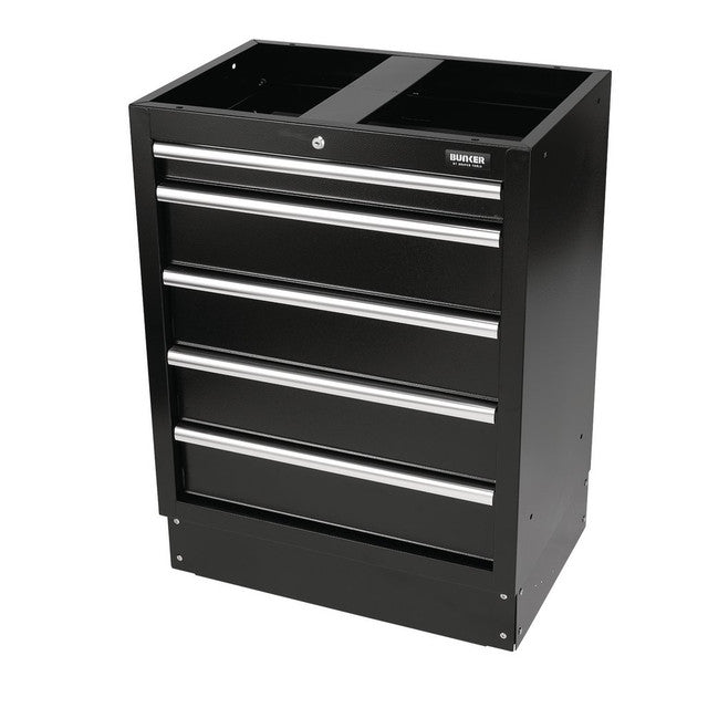 Draper Tools Bunker® Modular Floor Cabinet, 5 Drawer, 680mm