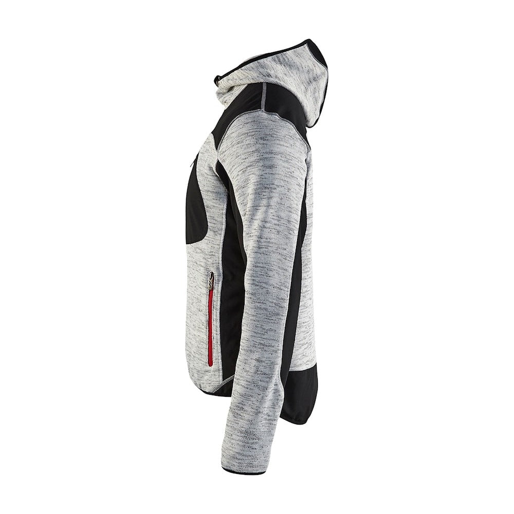 Blaklader Knitted Jacket 4930 #colour_grey-melange-black