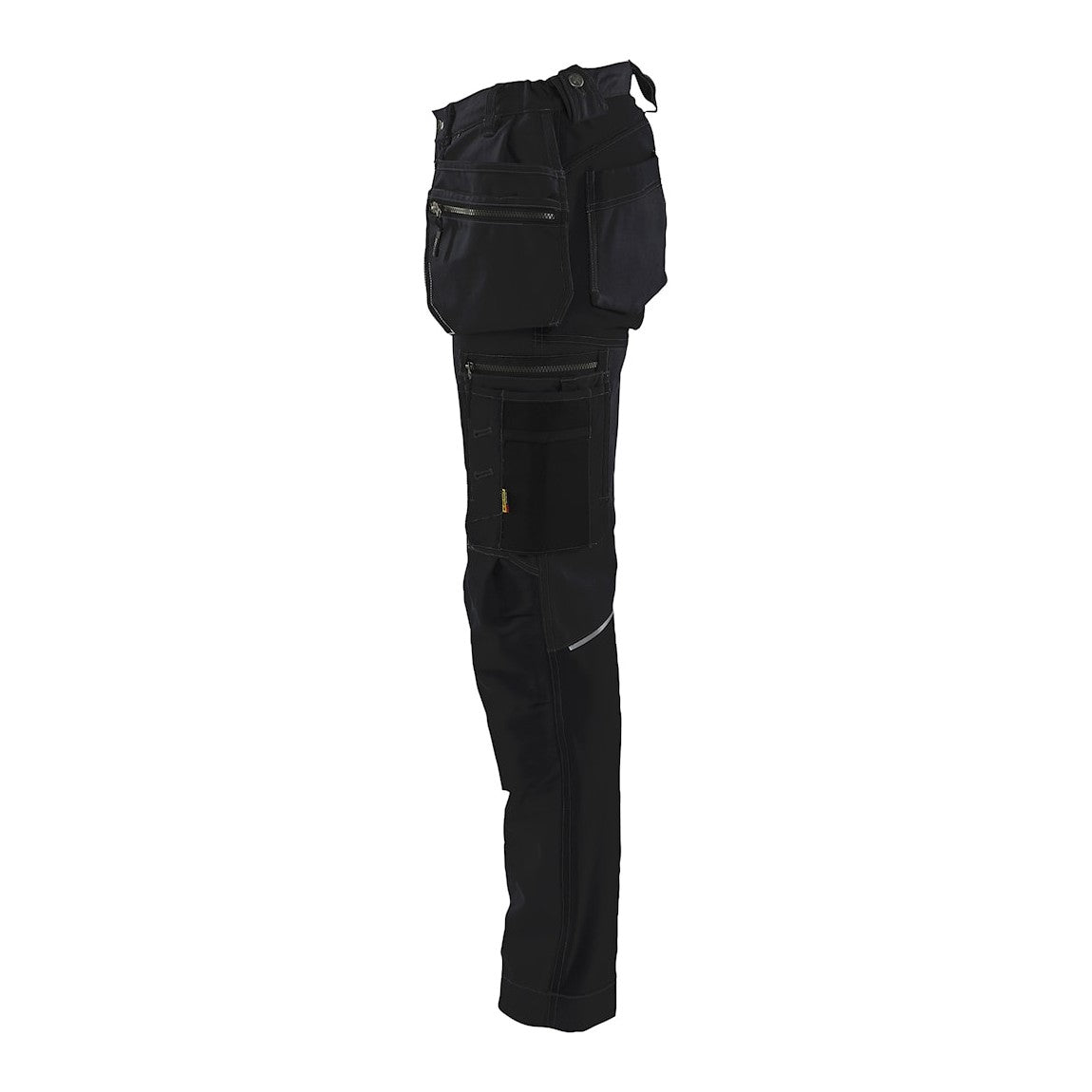 Blaklader Women's Craftsman Trousers with Stretch 7130 #colour_black-black