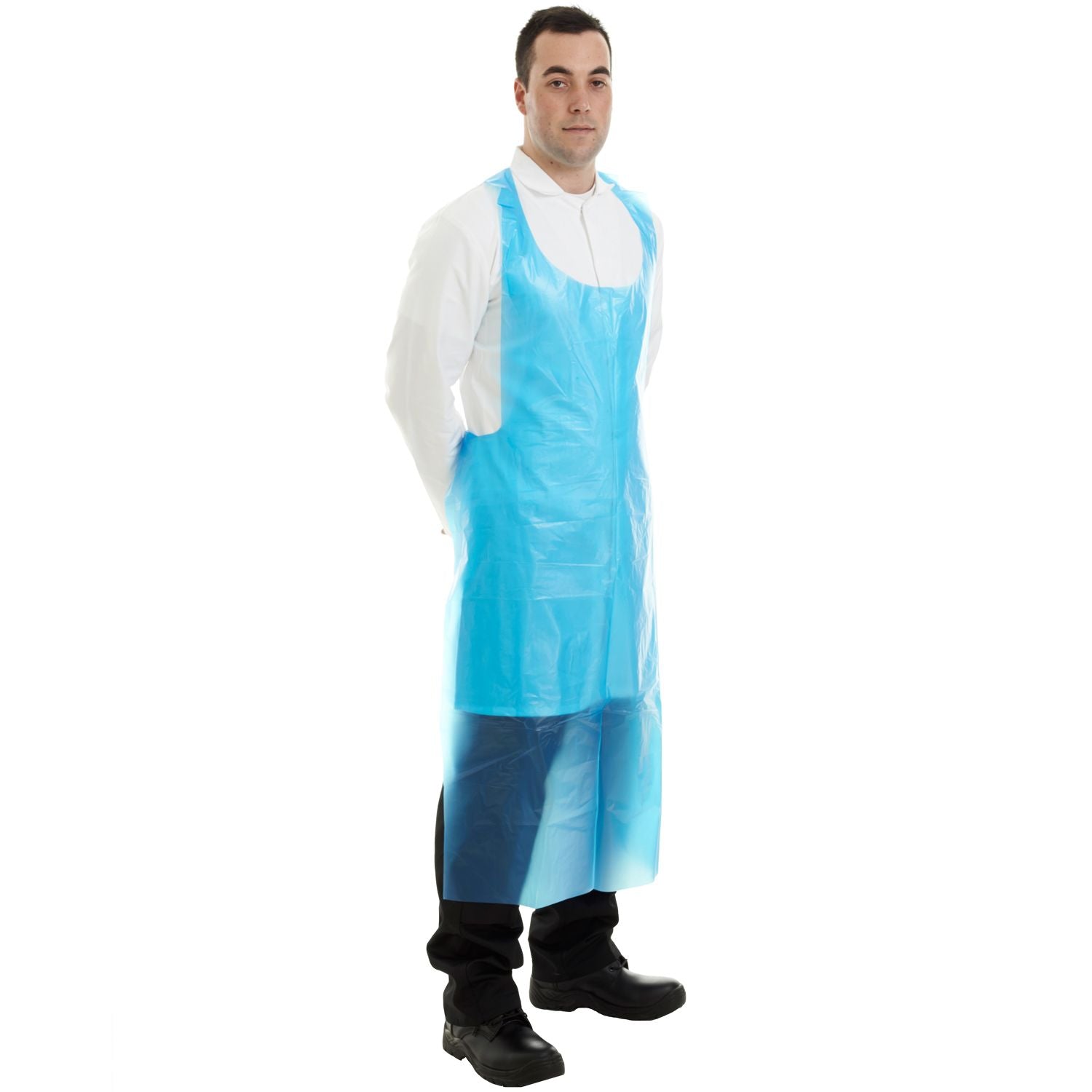 Supertouch 50 Micron PE Aprons Flat-Packed