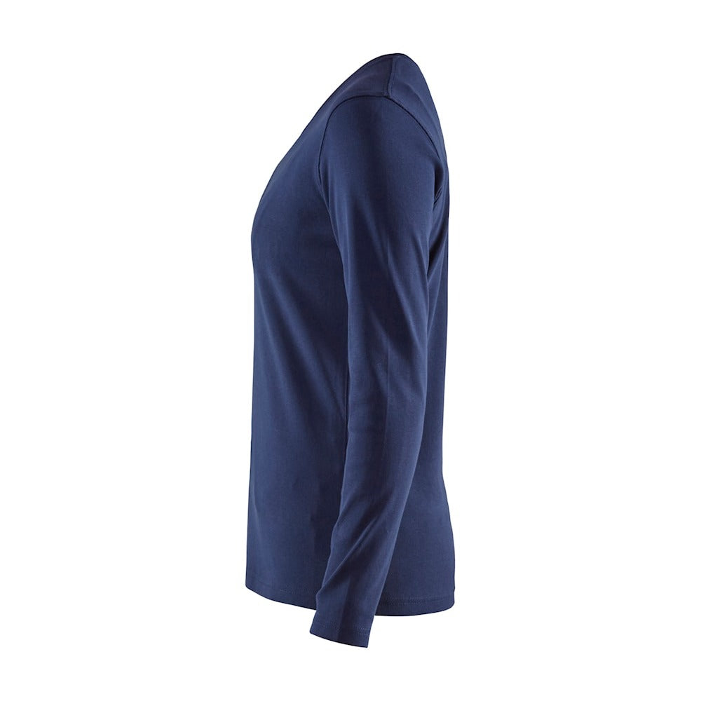 Blaklader Women's Long Sleeved T-Shirt 3301 #colour_navy-blue