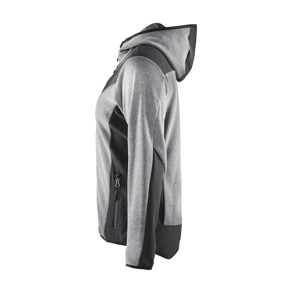 Blaklader Knitted Women's Jacket 5941 #colour_grey-melange-black