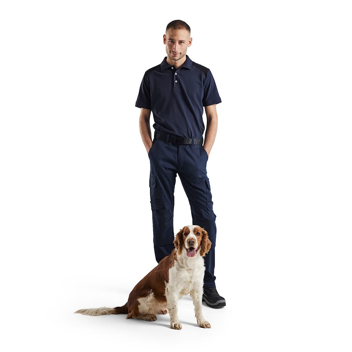 Blaklader Polo Shirt 3324 #colour_dark-navy-black
