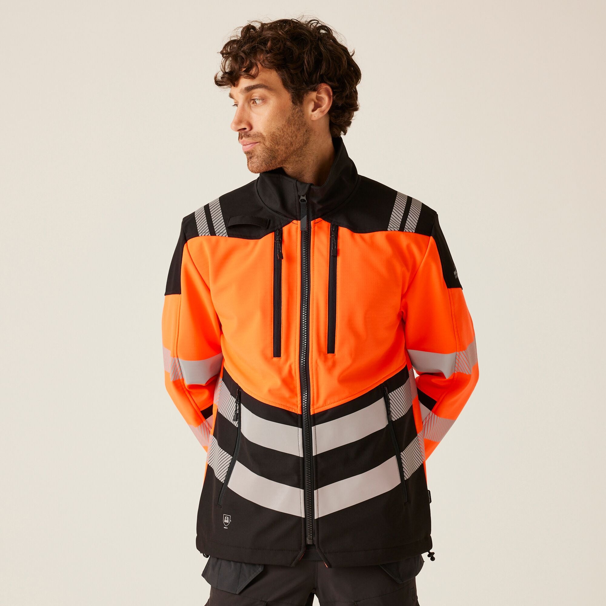 Regatta Professional Mens Hi-Vis X PRO 3 Layer Softshell Jacket - Class 2