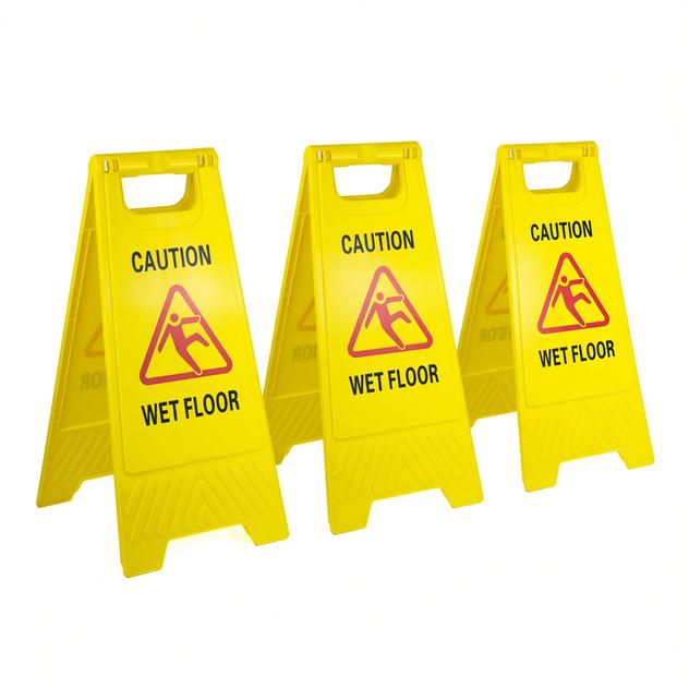GS Workwear & Tools Caution "Wet Floor" Sign