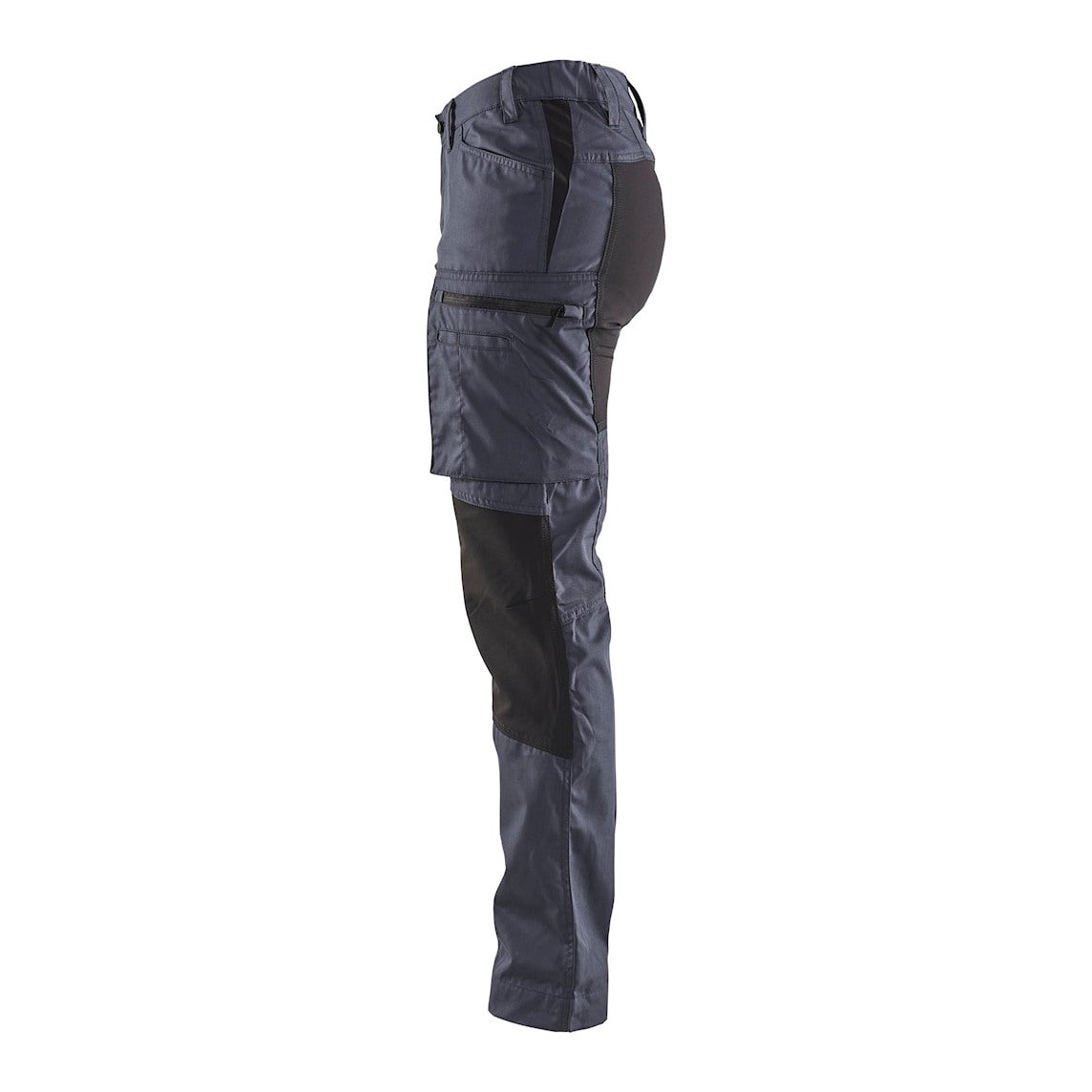 Blaklader Women's Service Trousers Stretch 71591845 #colour_grey-black