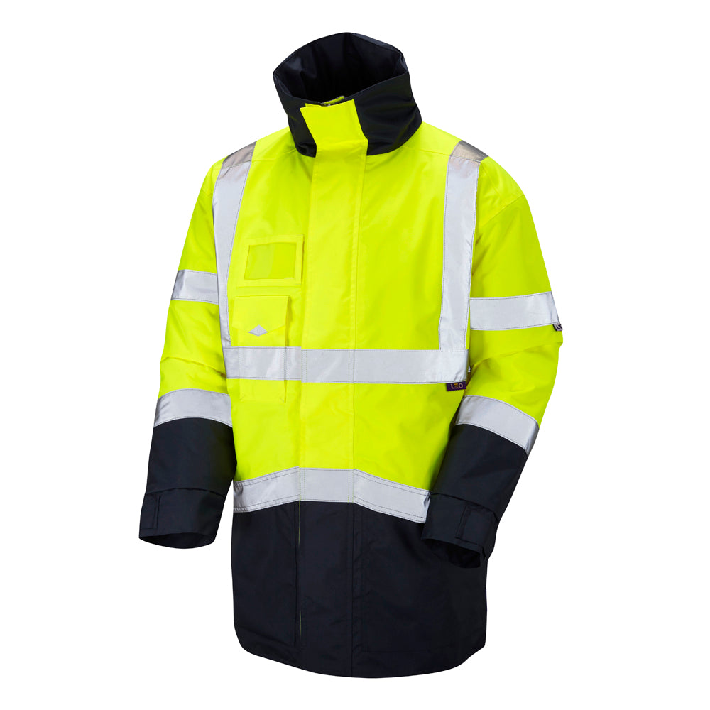 Leo Workwear MARWOOD Leo EcoViz 4K Superior Baffle Lined Anorak