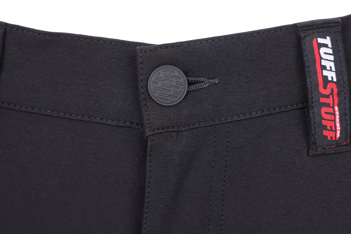 TuffStuff Evo Flex Stretch Work Trousers – Slim Fit, Cordura Knee Pad Pockets, 4-Way Stretch