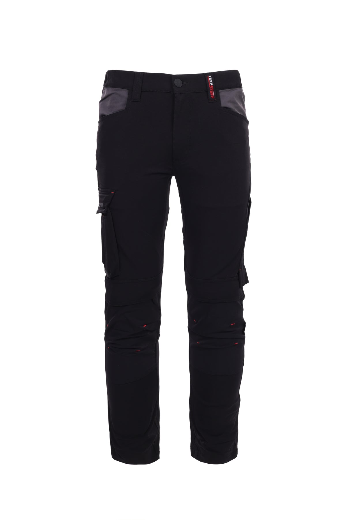 TuffStuff Evo Flex Stretch Work Trousers – Slim Fit, Cordura Knee Pad Pockets, 4-Way Stretch