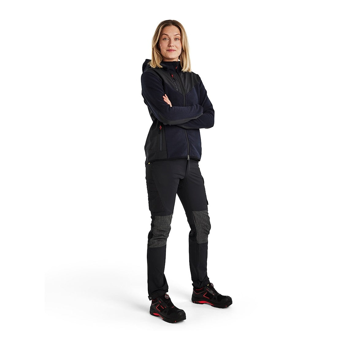 Blaklader Knitted Women's Jacket 5941 #colour_dark-navy-black