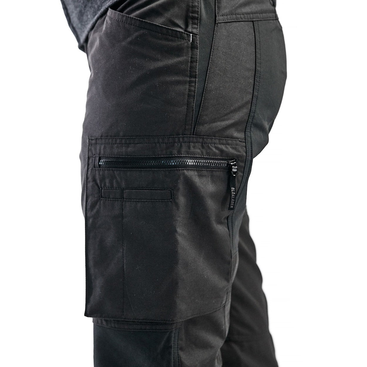 Blaklader Women's Service Trousers Stretch 71591146 #colour_dark-grey-black