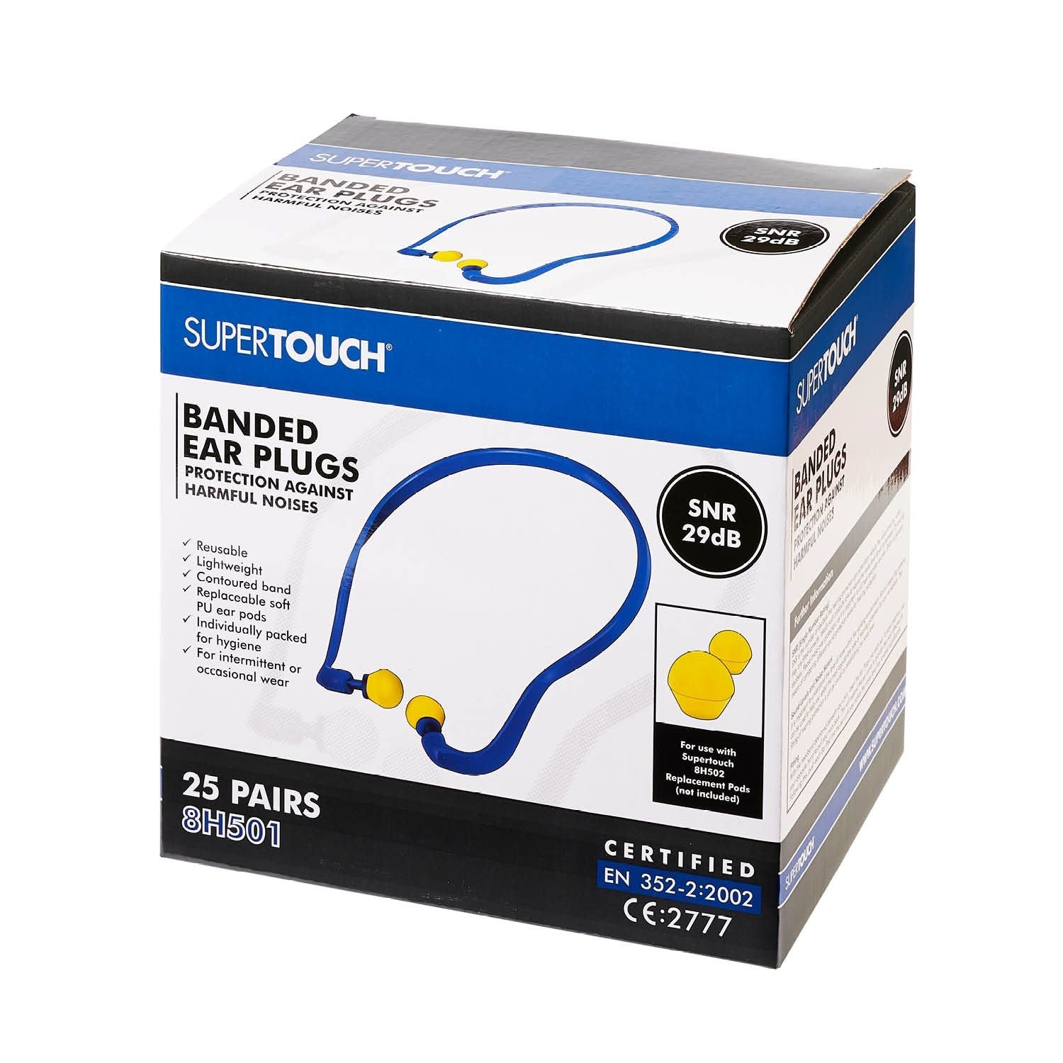 Supertouch Banded Ear Plugs