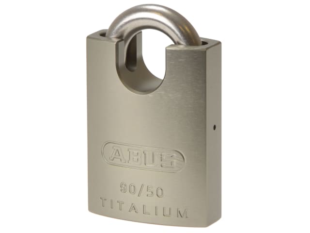 ABUS Mechanical 90RK/50 TITALIUM Padlock Closed Shackle Carded