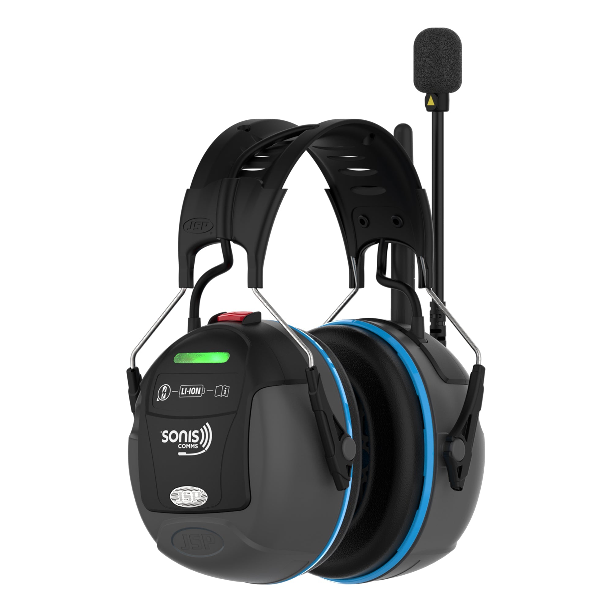 JSP Sonis Comms Headband Communication Headset with Bluetooth Technology