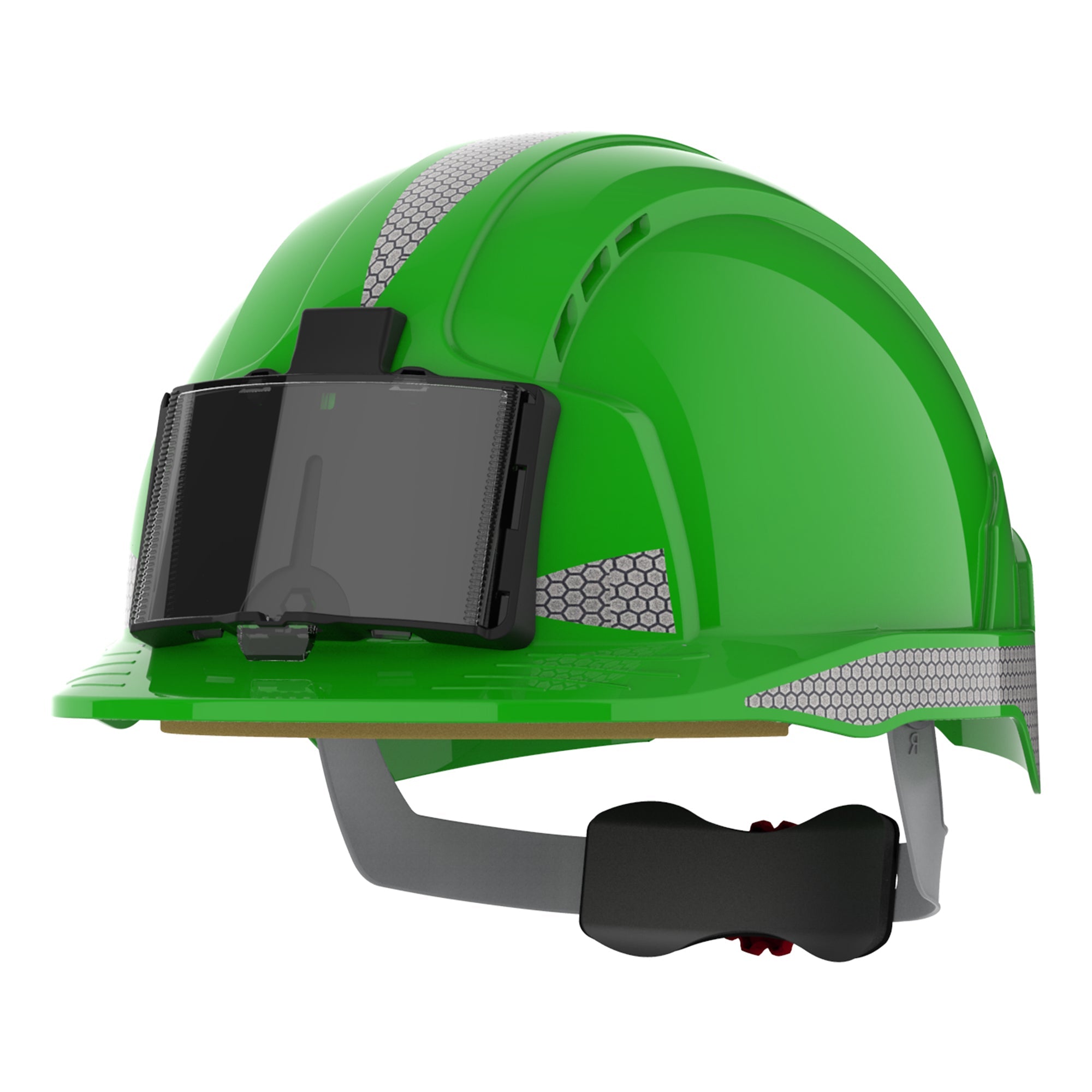 JSP EVOLite Safety Helmet with CR2 Decals and ID Badge Holder / Lamp Bracket