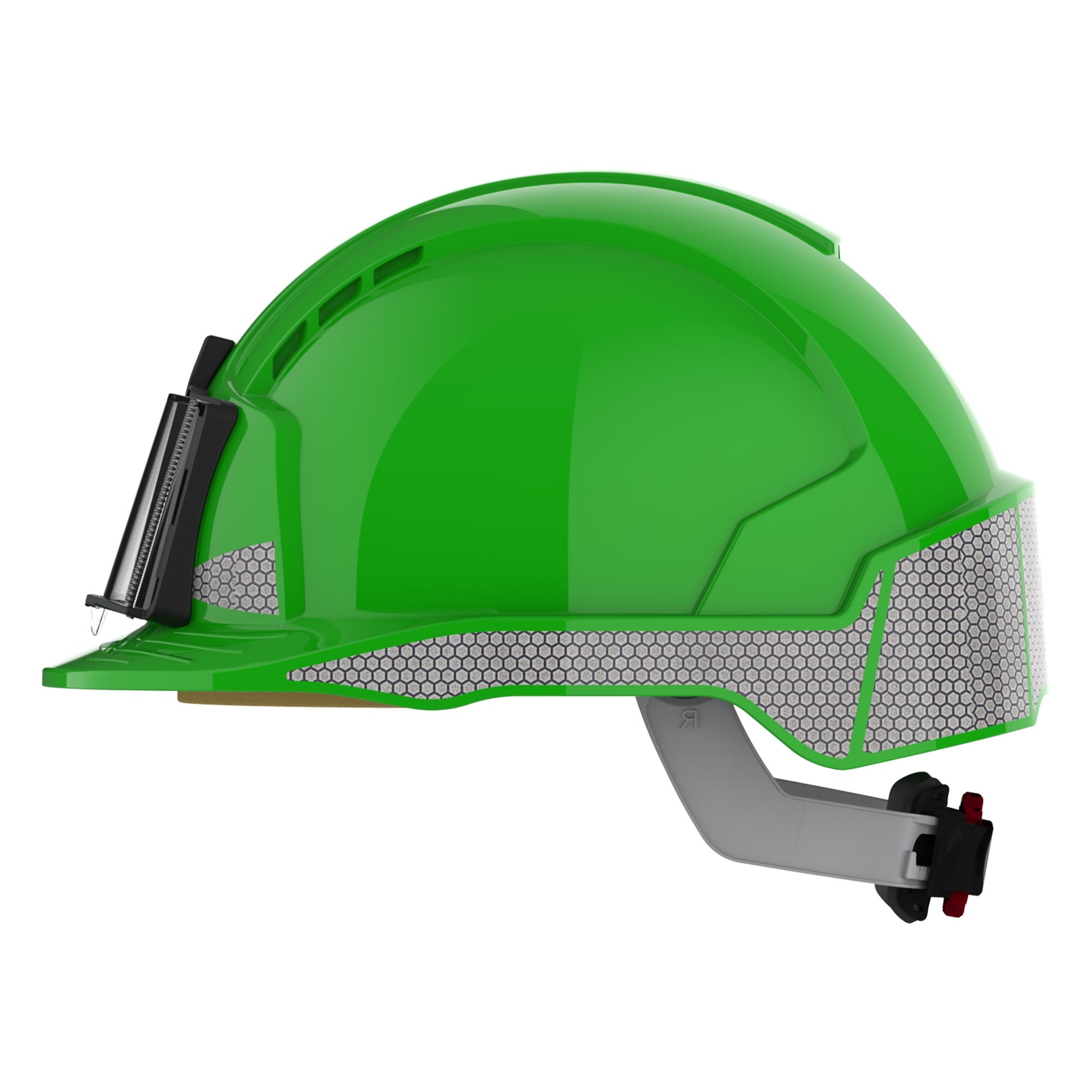 JSP EVOLite Safety Helmet with CR2 Decals and ID Badge Holder / Lamp Bracket