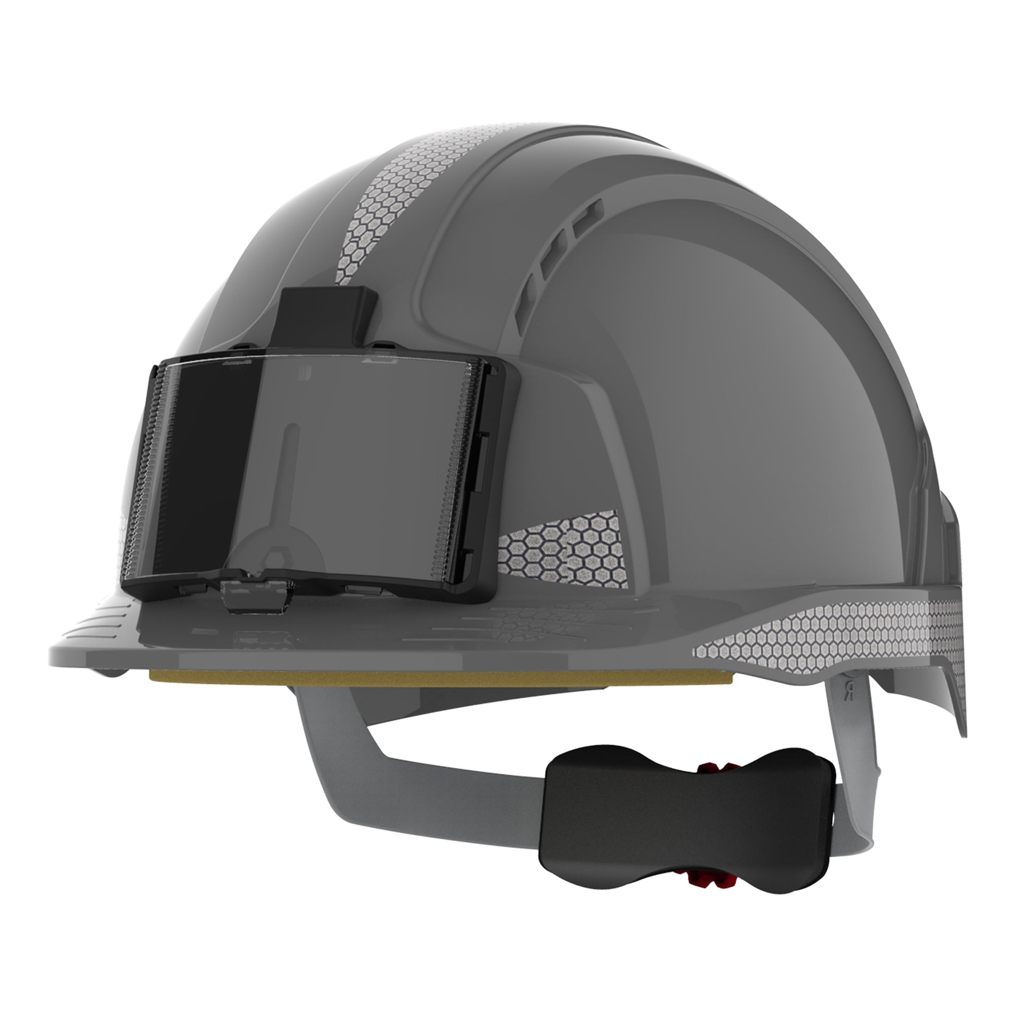 JSP EVOLite Safety Helmet with CR2 Decals and ID Badge Holder / Lamp Bracket