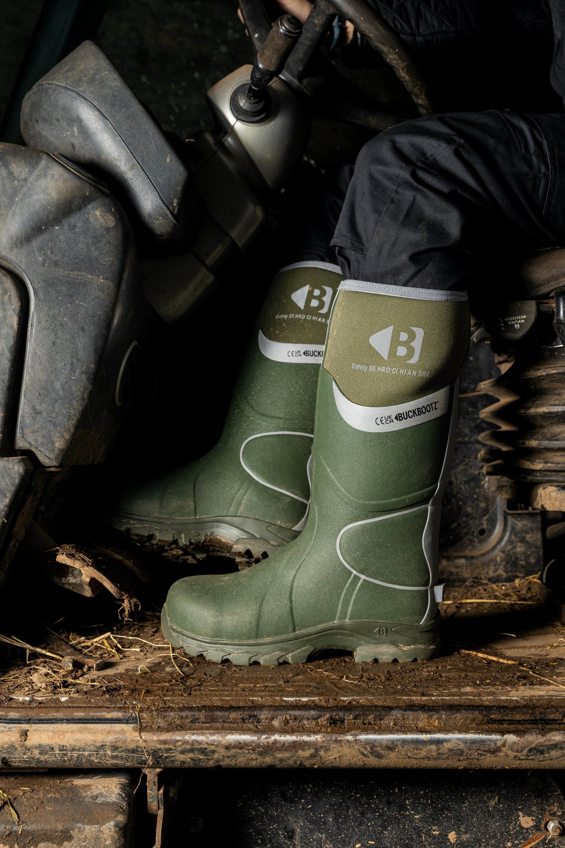 BBZ8000 Safety Wellington Boot - Green