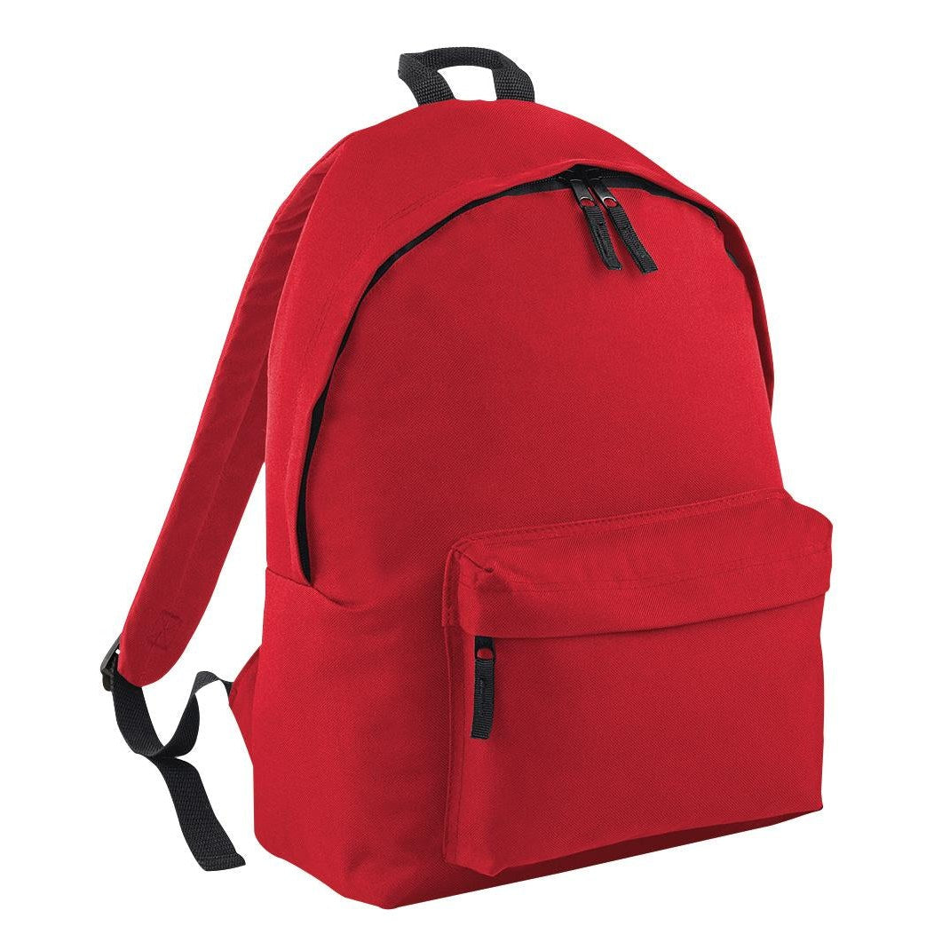 Zippered main compartment