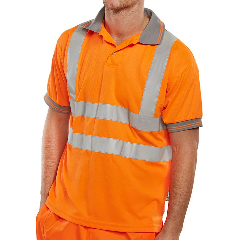 Beeswift High Visibility Polo Shirt - Bseen En Iso 20471 Polo