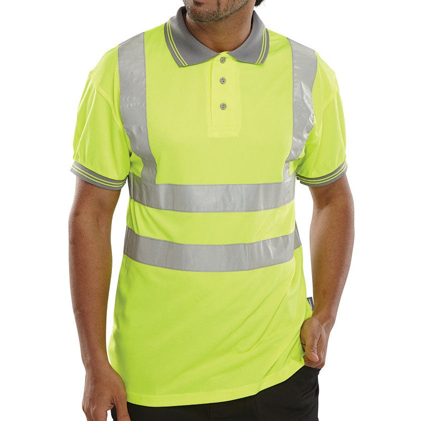 Beeswift High Visibility Polo Shirt - Bseen En Iso 20471 Polo