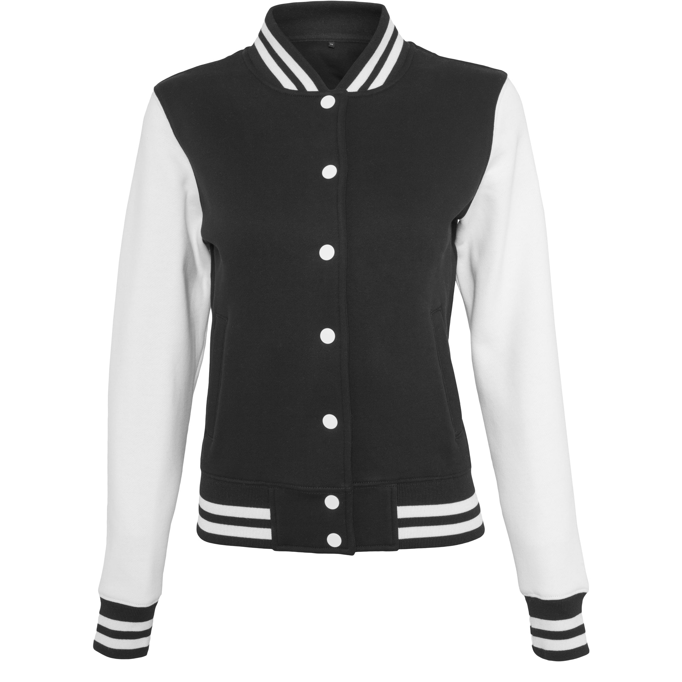 Build Your Brand Women's Sweat College Jacket