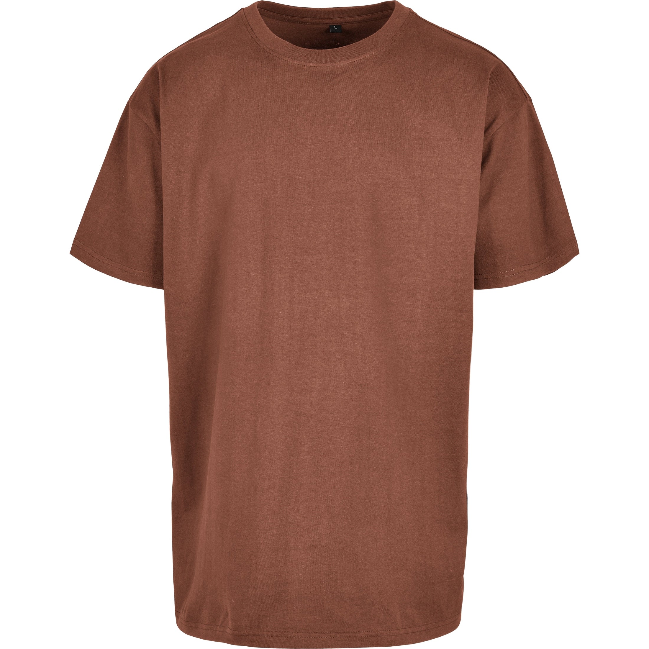 Build Your Brand Heavy Oversized Tee - Bark