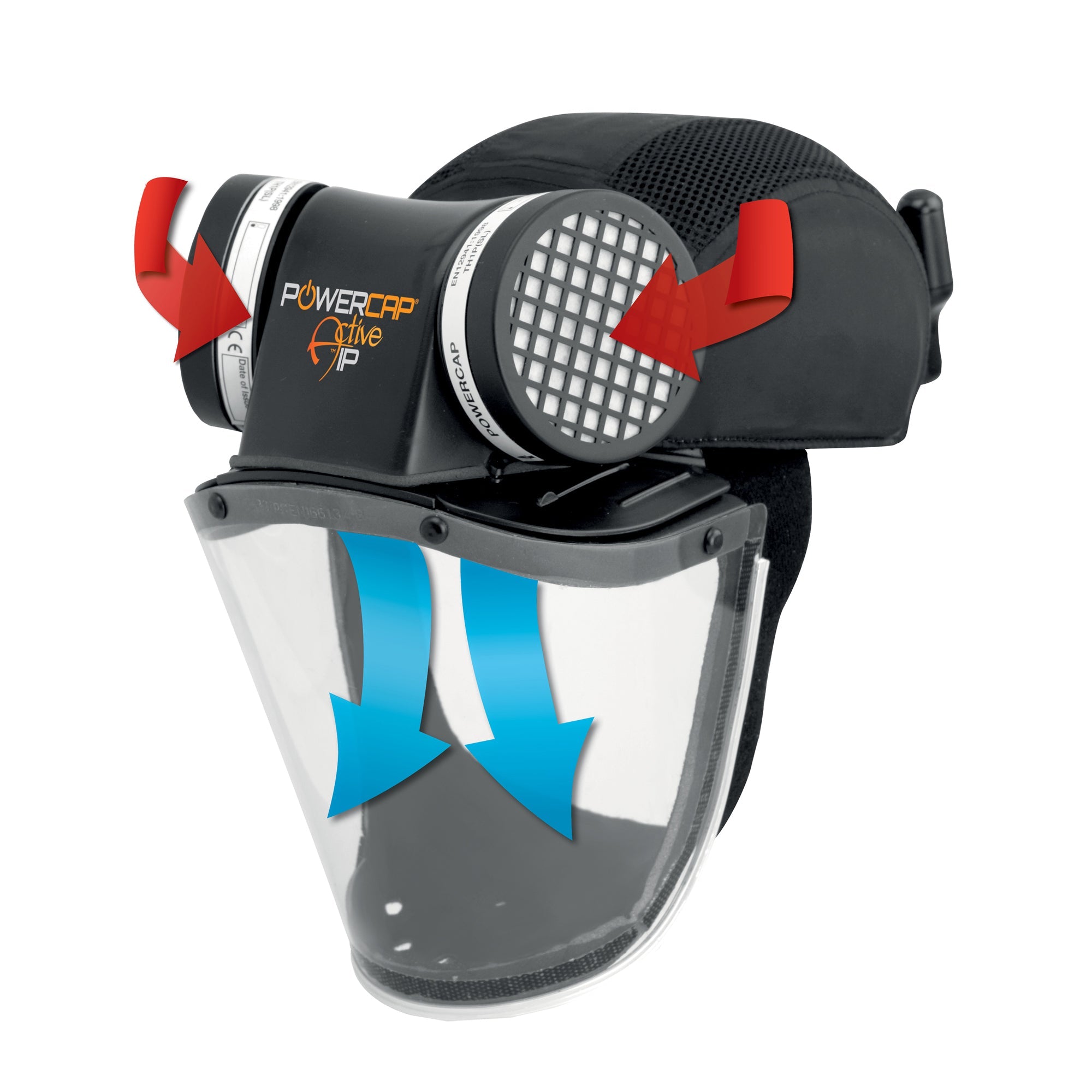 JSP Powercap Active IP 8hr - Black