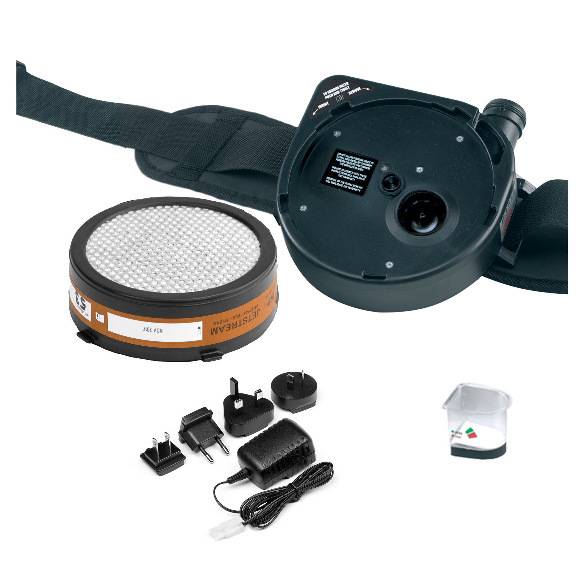 JSP Jetstream 8hr Waist Mounted Multi Plug Power Unit Complete - A2