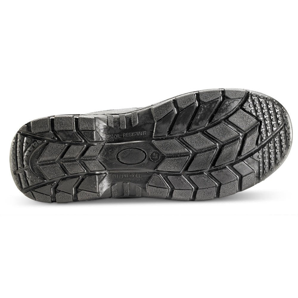 Beeswift Click Smooth Leather Tie Shoe Black