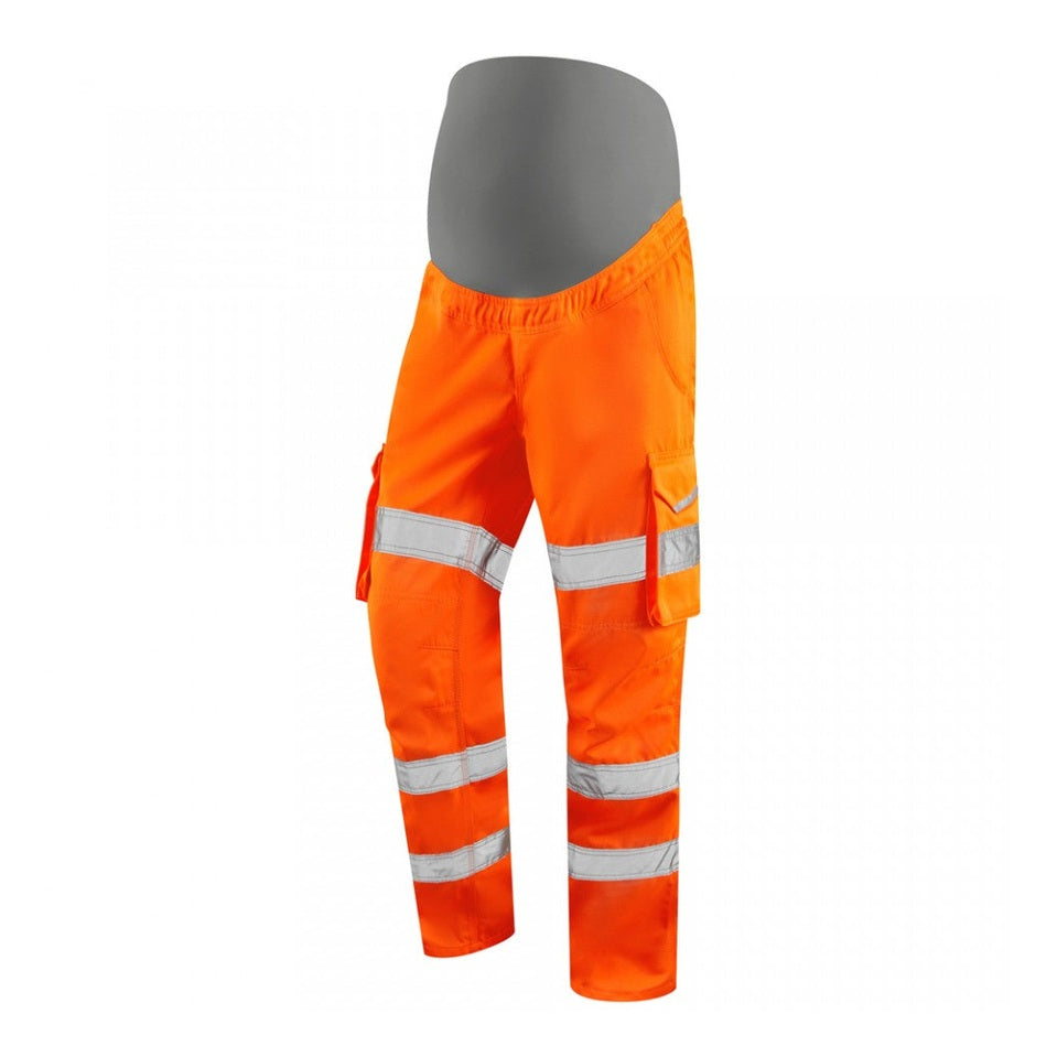 Leo Workwear VERITY Leo EcoViz Poly/Cotton Maternity Cargo Trouser