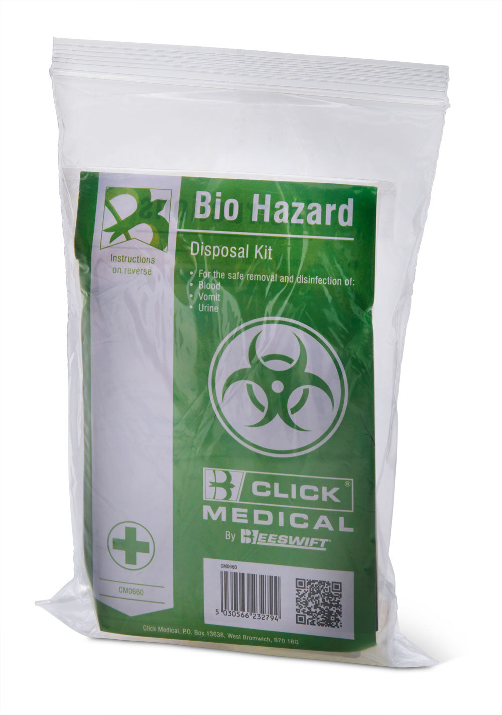 Beeswift Click Medical 1 Application Body Fluid Spill Kit