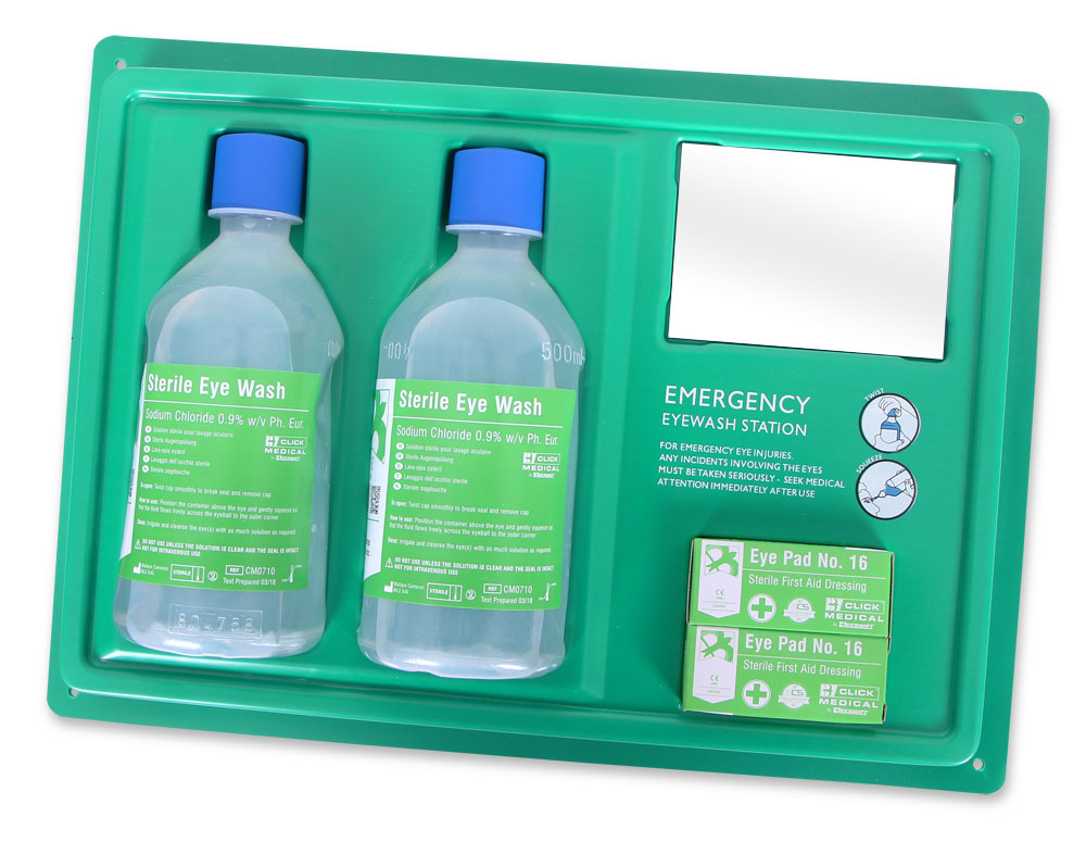 Beeswift Click Medical Eyewash Station C/W