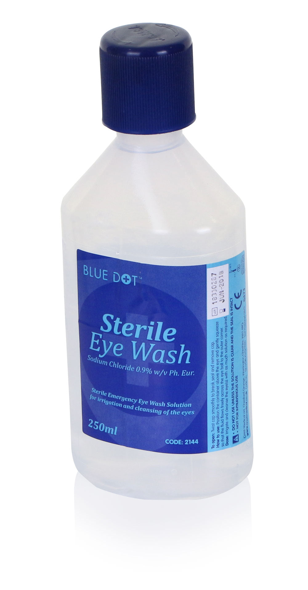 Beeswift Blue Dot Eyewash Bottle
