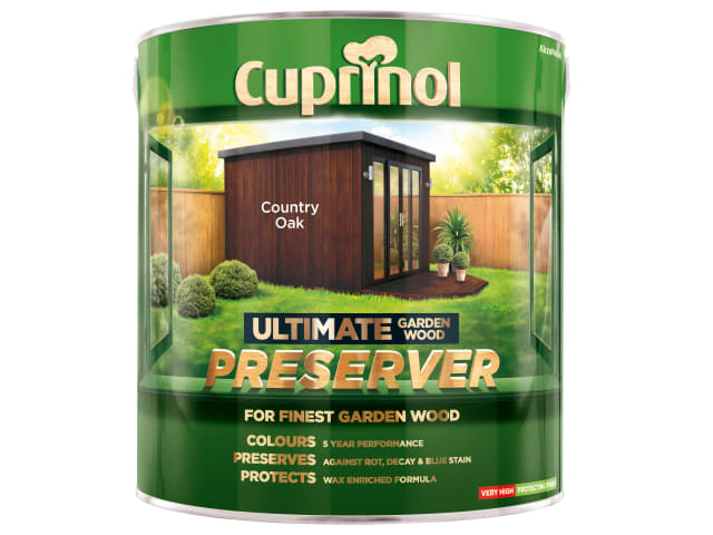 Cuprinol Ultimate Garden Wood Preserver Country Oak 4 litre