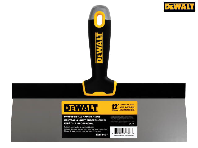 DEWALT Drywall Soft Grip Taping Knife 300mm (12in)