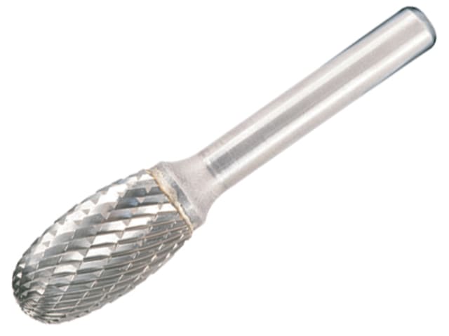 Dormer Solid Carbide Rotary Bright Burr Oval 8 x 6mm