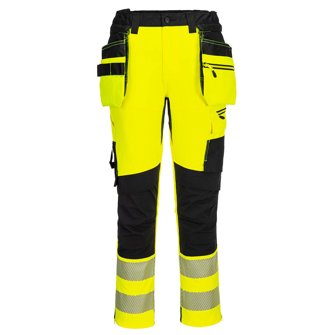 Portwest DX454 - DX4 Hi-Vis Detachable Holster Pocket Craft Trousers