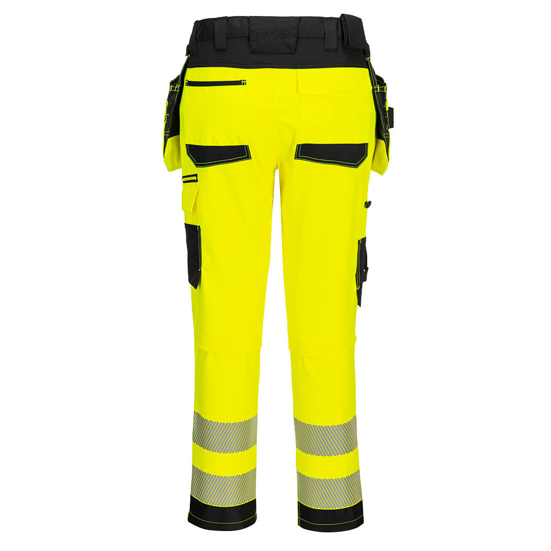 Portwest DX454 - DX4 Hi-Vis Detachable Holster Pocket Craft Trousers
