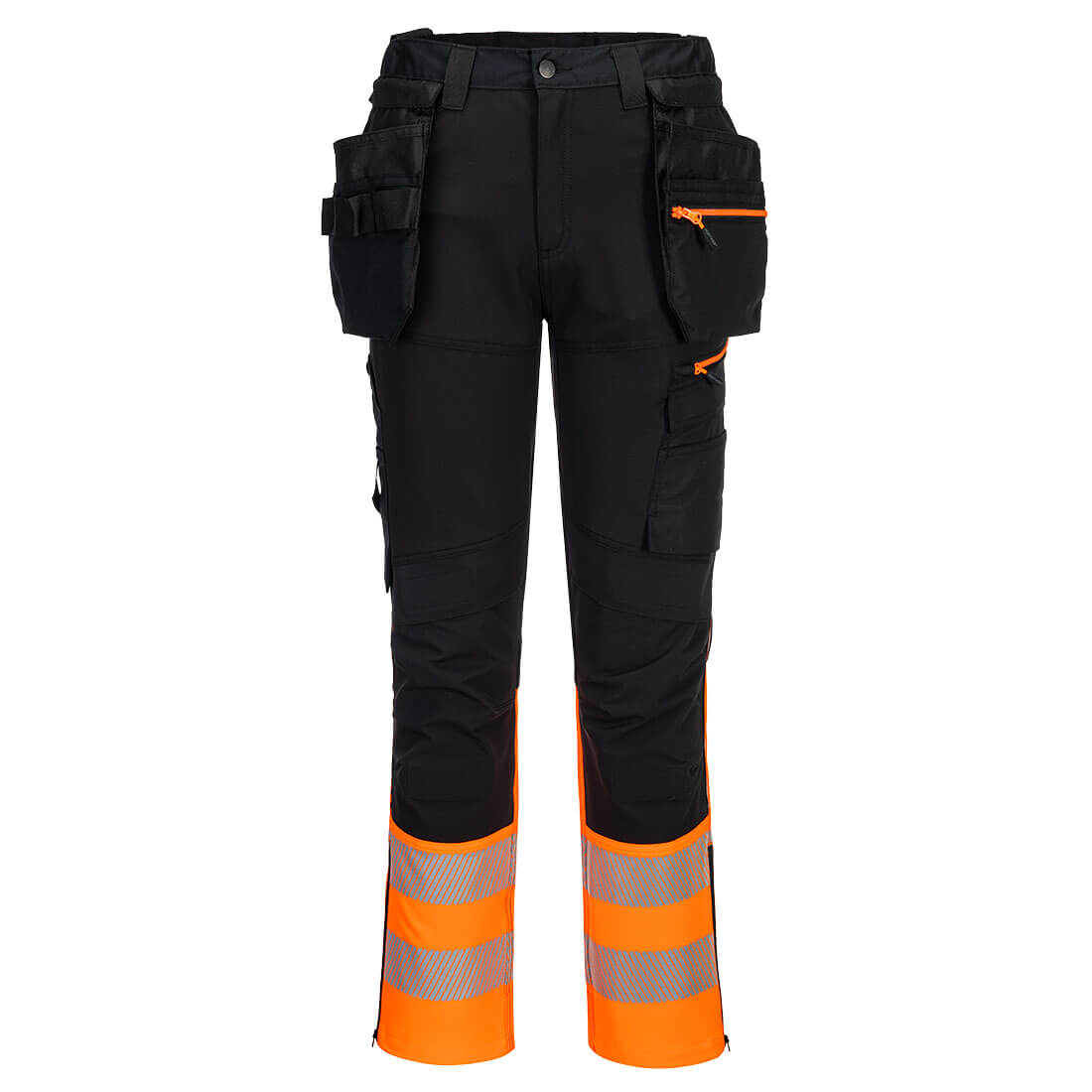 Portwest DX457 - DX4 Hi-Vis Class 1 Detachable Holster Pocket Craft Trousers